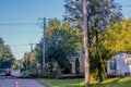 Tree Fell Across Road in Microburst Storm Royalty Free Stock Photo