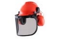 Tree felling helmet side view Royalty Free Stock Photo