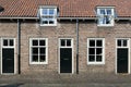 Tree front doors in a row