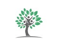 Tree Healthy Life Logo template icon