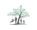 Tree Healthy Life Logo template icon