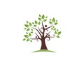 Tree Healthy Life Logo template vector icon Royalty Free Stock Photo