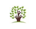 Tree Healthy Life Logo template vector icon