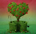 Tree Heart and maze
