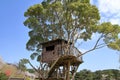 Tree house in Higashi izu Royalty Free Stock Photo