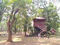 Tree House - Mekar Sari Park Royalty Free Stock Photo