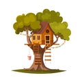 Tree house for kids Royalty Free Stock Photo