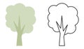 Tree Icon Royalty Free Stock Photo