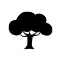 Tree icon vector. Nature illustration sign. Green symbol or logo.