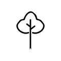 Tree icon. Natural ecology symbol