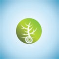 Tree ideas design illustration graphic Royalty Free Stock Photo