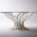 Tree-inspired 3d Printed Table For Shinko Aoki