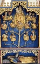 Tree of Jesse, altar in chapel Amorsbrunn in Amorbach, Germany Royalty Free Stock Photo