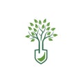 Tree landscaping logo vector
