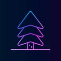 Tree, larch nolan icon. Simple thin line, outline vector of treeicons for ui and ux, website or mobile application