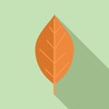 Tree leaf icon flat vector. Autumn fall Royalty Free Stock Photo