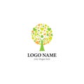 Tree leaf vector logo design