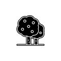 Tree, lemon icon. Simple glyph, flat vector of tree icons for ui and ux, website or mobile application