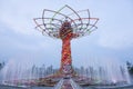 The Tree of Life at EXPO 2015 in Milan, Italy Royalty Free Stock Photo