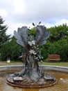 Tree of Life fountain-sculpture in Taurage, Lithuania Royalty Free Stock Photo