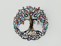 The tree of life Spiritual Symbol decoration Royalty Free Stock Photo