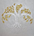 The tree of life Spiritual Symbol decoration Royalty Free Stock Photo