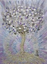 The tree of life Spiritual Symbol wall art decoration Royalty Free Stock Photo