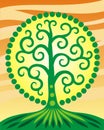 Tree of life. Symbol picture