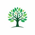 A tree logo icon vector illustration