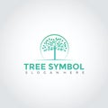 Tree Logo Template Design. Vector Illustration Eps. 10