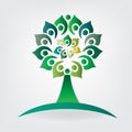 Tree logo union business health nature people