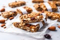 tree nut-free granola bars in wrappers