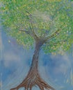 Tree painting Royalty Free Stock Photo