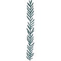 pointed leaf tree cartoon element Royalty Free Stock Photo