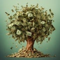 Tree producing money