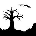 Tree and raven