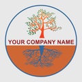 Tree root logo