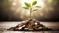 The tree of savings reminds me that small deposits can lead to substantial growth over time