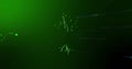 Tree-shaped circuit board with glowing green nodes, data processing image