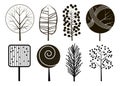 Tree sign vector symbol computer illustration