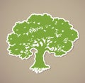 Tree. Vector Royalty Free Stock Photo