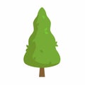 tree vector art illustration Royalty Free Stock Photo