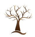 Tree vector element logo illustration Royalty Free Stock Photo