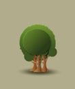 Tree. Vector illustration