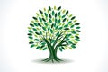 Tree free vector symbol logo Royalty Free Stock Photo