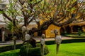 The tree on which you hang a person is head. Wat Rong Khun, White Temple. Chiang Rai, Thailand. Royalty Free Stock Photo