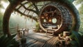 Treehouse Interior in Jungle