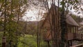 Treehouse in the woods of Slovenia Royalty Free Stock Photo