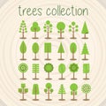 Trees Color Vector Selection