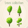 Trees Color Vector Selection